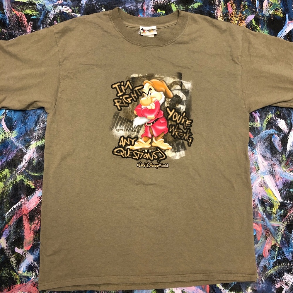 Disney Grumpy I’m right you’re wrong tee